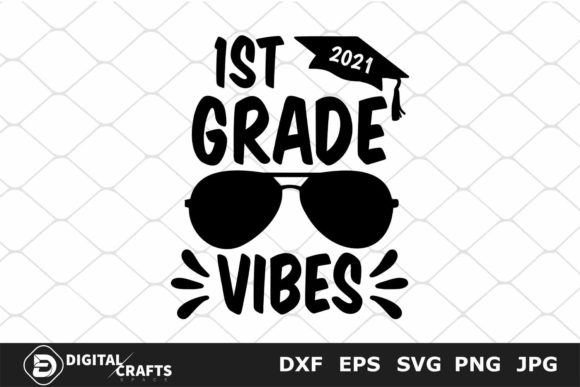1st Grade Vibes: Back to School SVG Design Bundle