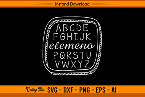 Alphabet Elemeno – Back to School T-Shirt Designs That Bring DIY Customization to Life