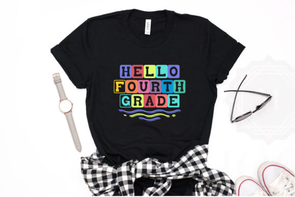 Back to School 4th Grade T-Shirt Design – A Complete Digital Resource for Custom Apparel