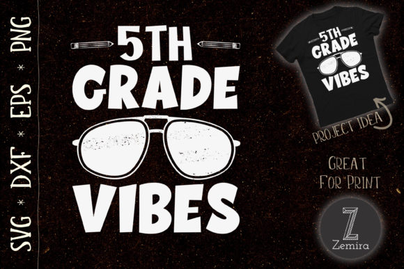Back to School 5th Grade Vibes Teacher: Evaluating the Design Bundle for Your Projects