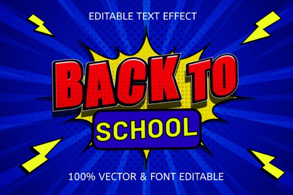 Back to School Color Red Blue Editable: A Versatile Vector Resource for Modern Creatives