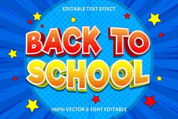 Back to School Day Text Effect: A Practical Vector Resource for Efficient Creative Workflows