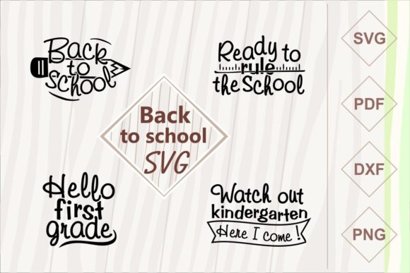 Back to School SVG Set: Versatile Designs for Creators