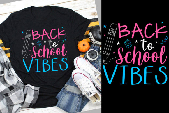 Back to School Vibes T Shirt Design: A Versatile Resource for Custom Apparel and Beyond