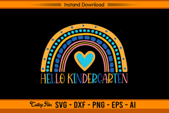 Hello Kindergarten – Back to School: Creative Printable Designs
